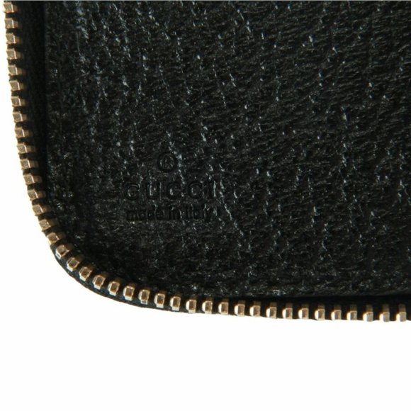 Gucci Web Black GG Logos Pattern Agenda Notebook Cover - Picture 4 of 8